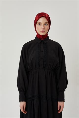 Kırmızı G Desen Parlak Jakar Eşarp