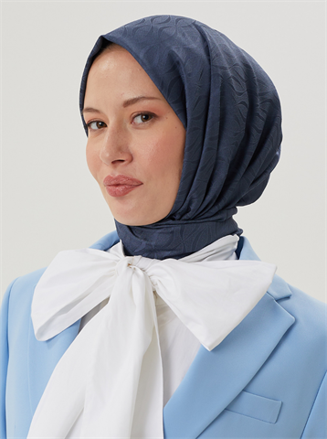 Koyu Füme Shine Desen Jakar Şal