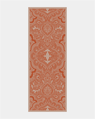 S-SULTANİ-30 Krem Gölgesi & Kiremit Sultani Desen Şal