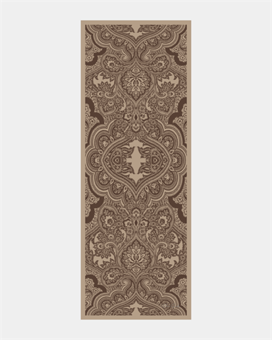 S-SULTANİ-36 Krem Tarçını & Kakao Sultani Desen Şal