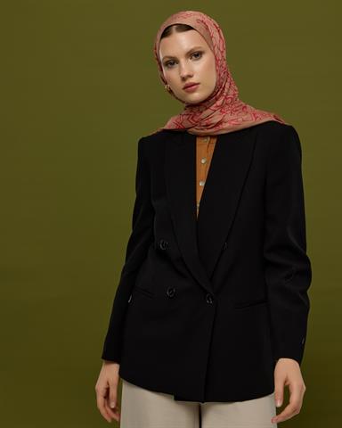 S-HAREM-08 Kum Beji & Nar Çiçeği Harem Rüyası Desen Şal