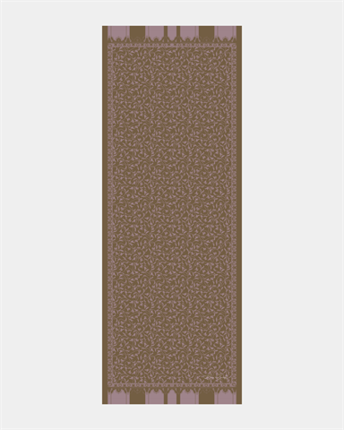 S-LALE-33 Kumral & Leylak Gölgüsü Lale Bahçesi Desen Şal