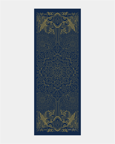 S-HAREM-71 Lacivert & Altın Harem Rüyası Desen Şal