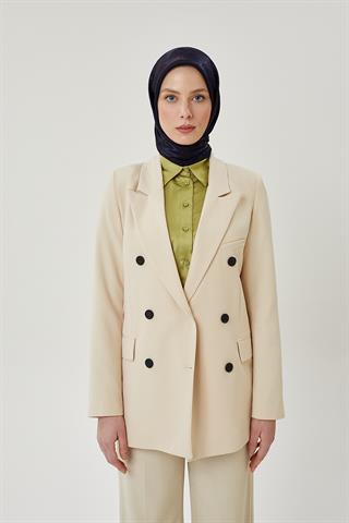 Lacivert G Desen Parlak Jakar Eşarp