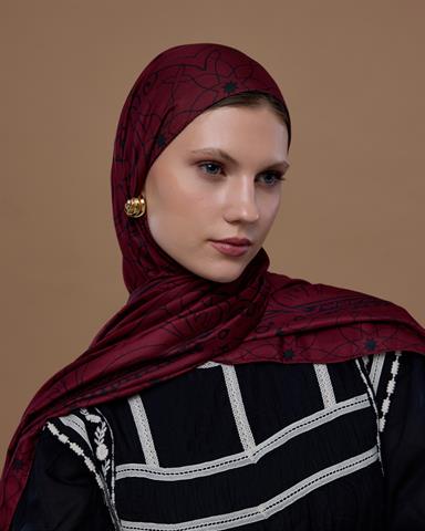 S-EFSUNLU-78 Lav & Nar Efsunlu Desen Şal