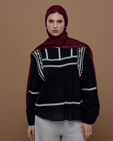 S-EFSUNLU-78 Lav & Nar Efsunlu Desen Şal