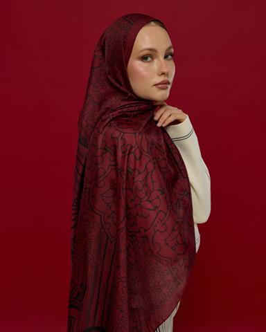 S-HAREM-78 Lav & Nar Harem Rüyası Desen Şal