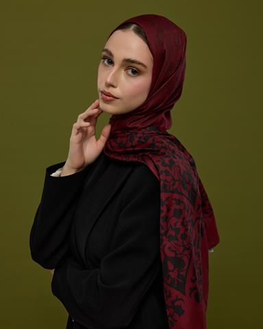 S-SARAYLI-78 Lav & Nar Saraylı Desen Şal