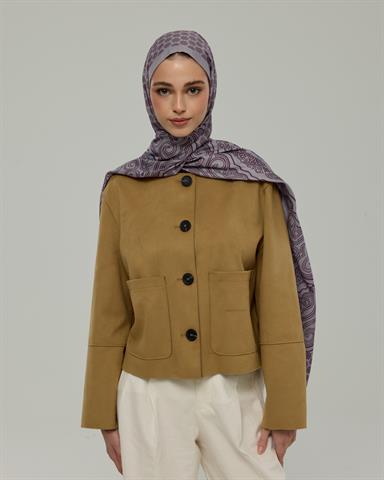 SV-BAL-02 Leylak & Erguvani Bala Hatun Desen  Şal
