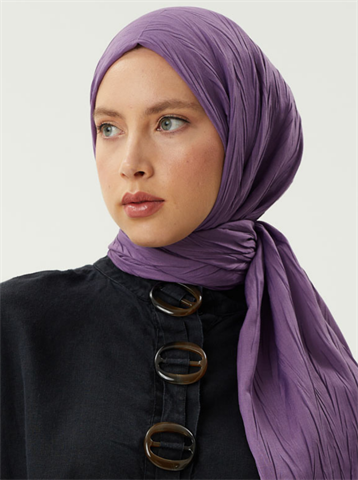 Lila Piliseli Bambu Şal