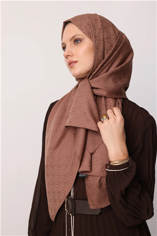 Yalı Lotus Desen İpeksi Jakar Şal