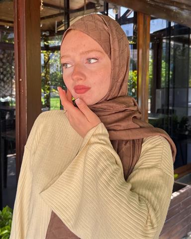 Mocha Baklava Lyocell Bambu Jakar Şal