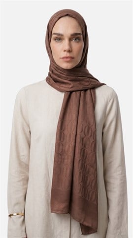 Mocha Nova Desen Jakar Şal