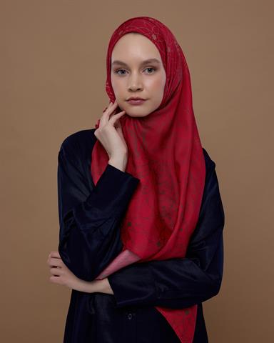 S-EFSUNLU-07 Nar Çiçeği & Kum Beji Efsunlu Desen Şal