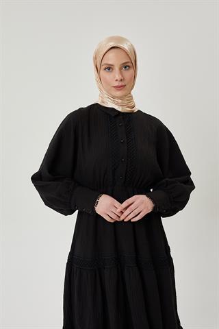 Nude G Desen Parlak Jakar Eşarp