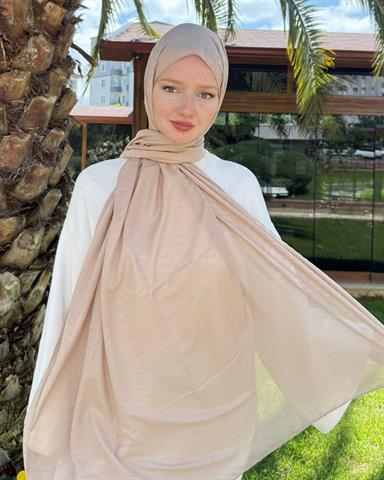 Nude Zikzak Lyocell Bambu Jakar Şal