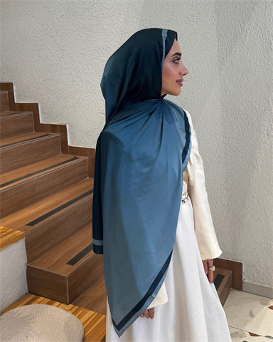 Okyanus Degrade Desen Şal 