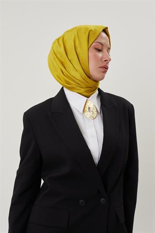 Olive Yeşili Rise Desen Jakar Şal