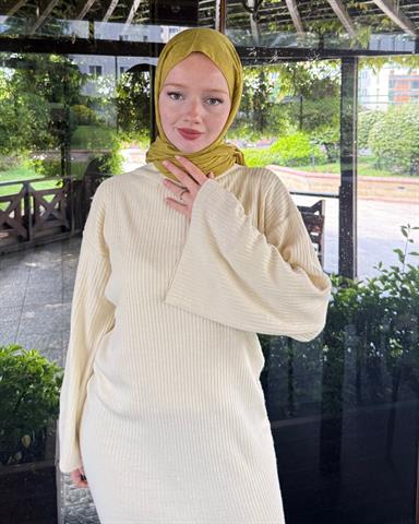 Olive Zikzak Lyocell Bambu Jakar Şal