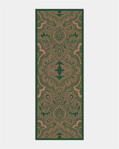 S-SULTANİ-19 Orman Yeşili & Bronz Şafak Sultani Desen Şal