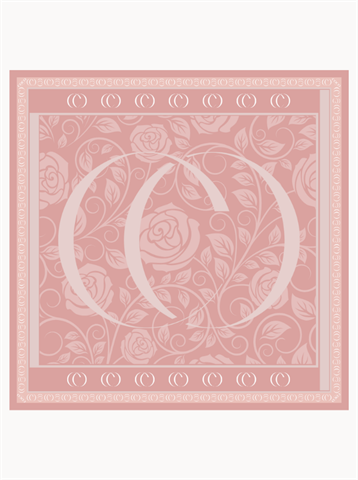 Pastel Pembe - Vintage Pamuk Eşarp