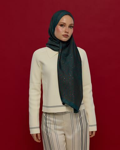 SV-BAL-64 Petrol & Kakao Bala Hatun Desen  Şal