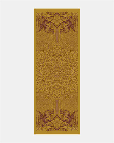 S-HAREM-32 Saf Altın & Tarçın Rüzgarı Harem Rüyası Desen Şal