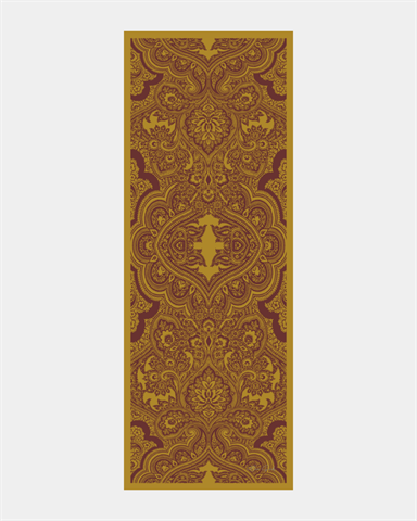 S-SULTANİ-32 Saf Altın & Tarçın Rüzgarı Sultani Desen Şal