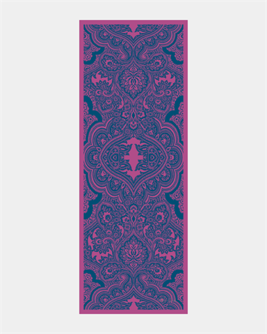 S-SULTANİ-06 Şakayık Pembesi & Çini Mavisi Sultani Desen Şal