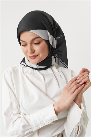 Siyah - Classic Pamuk Eşarp