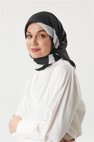 Siyah - Classic Pamuk Eşarp