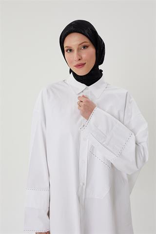 Siyah D Desen Parlak Jakar Eşarp