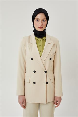 Siyah F Desen Parlak Jakar Eşarp