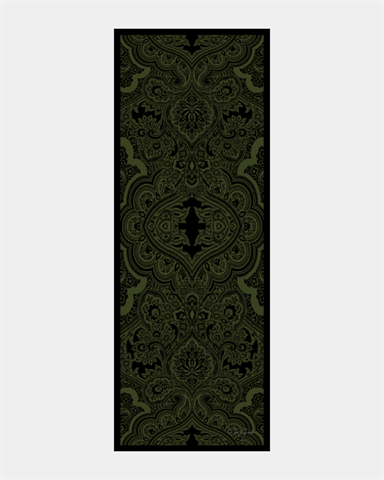 S-SULTANİ-73 Siyah & Zeytin Sultani Desen Şal