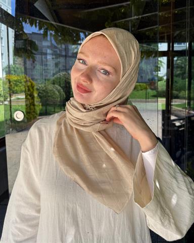 Taş Baklava Lyocell Bambu Jakar Eşarp