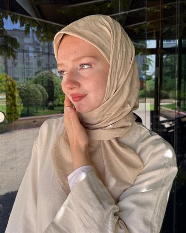 Taş Baklava Lyocell Bambu Jakar Eşarp