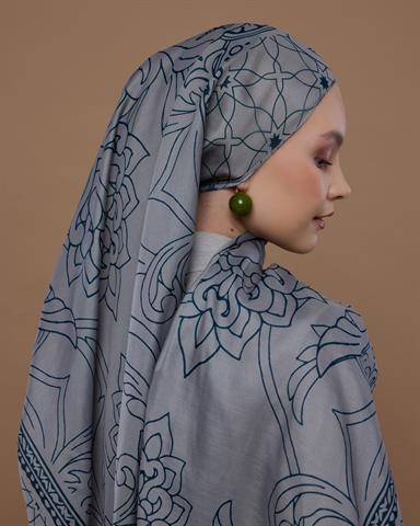 S-EFSUNLU-58 Taş & Gece Efsunlu Desen Şal