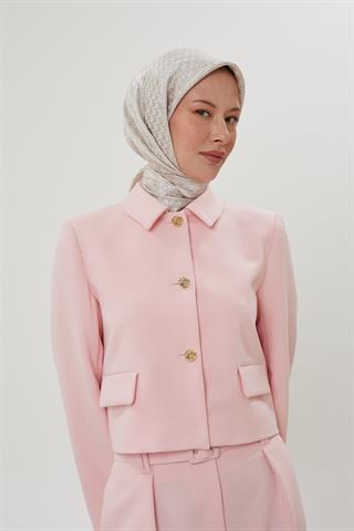 Taş Kazayağı Desen Parlak Jakar Eşarp