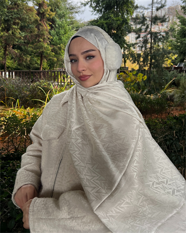 Taş Triya Desen Jakar Şal