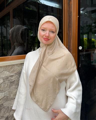 Taş Zikzak Lyocell Bambu Jakar Eşarp