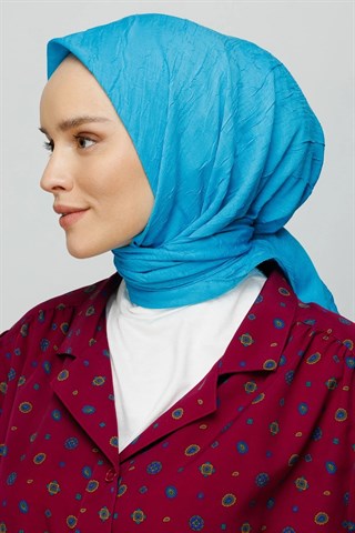 Turkuaz Bambu Eşarp