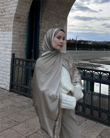 Vizon Degrade Desen Şal 