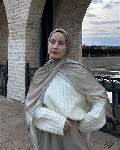 Vizon Degrade Desen Şal 