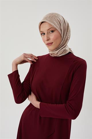 Vizon F Desen Parlak Jakar Eşarp