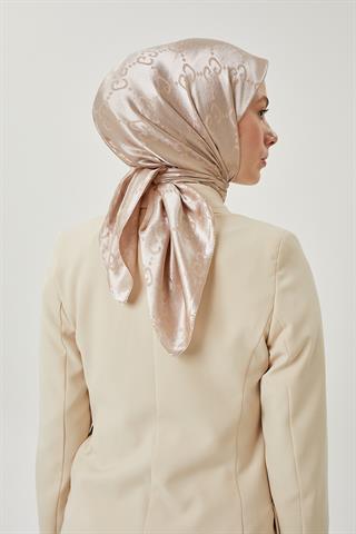 Vizon G Desen Parlak Jakar Eşarp