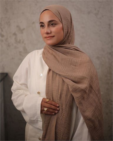 Vizon Imannoor Ritim Desen Pamuk Jakar Şal