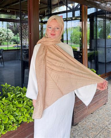 Vizon Su Yolu Lyocell Bambu Jakar Şal