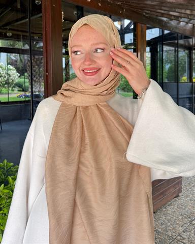 Vizon Su Yolu Lyocell Bambu Jakar Şal