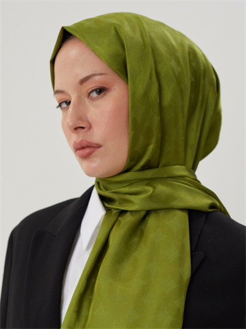 Yosun Rise Desen Jakar Şal