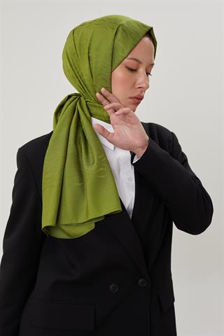 Yosun Shine Desen Jakar Şal